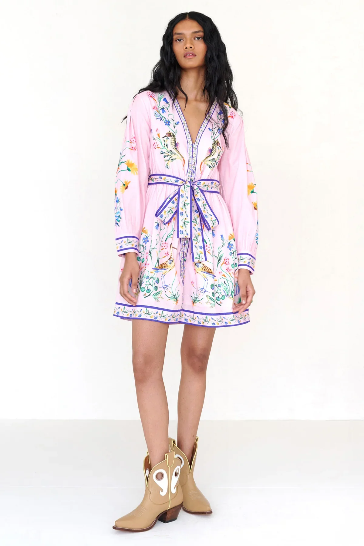 Anne VNeck Short Dress - Image 2