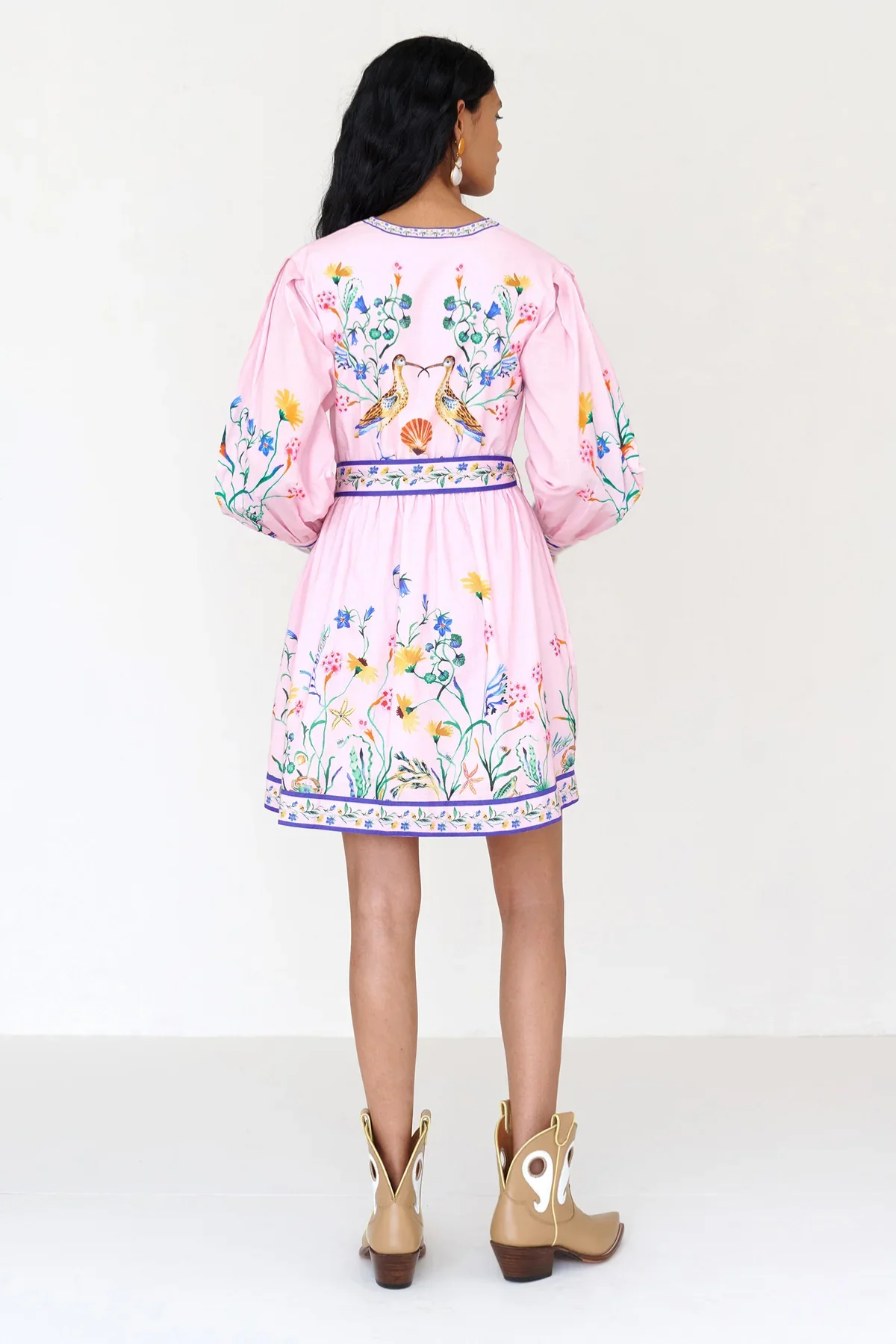 Anne VNeck Short Dress - Image 3