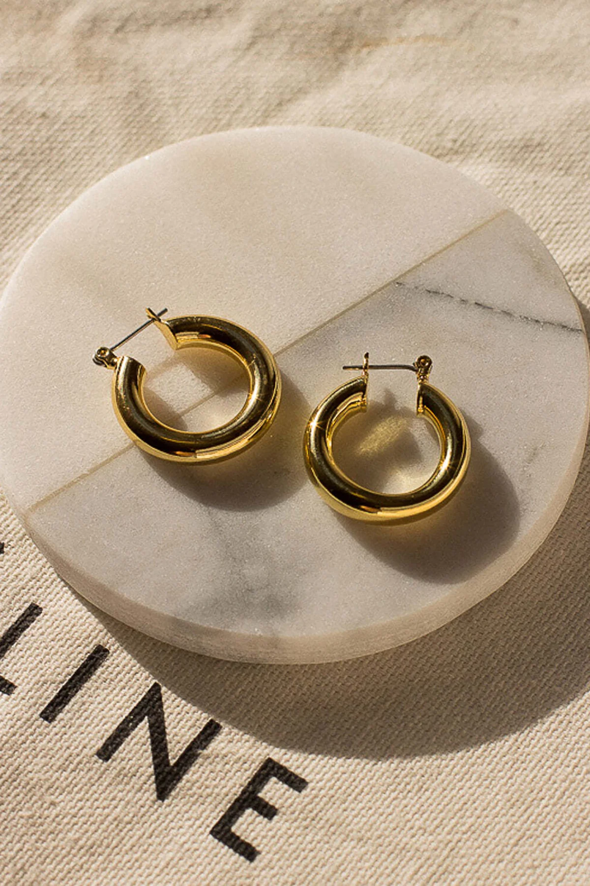 Baby Amalfi Tube Hoops - Image 4
