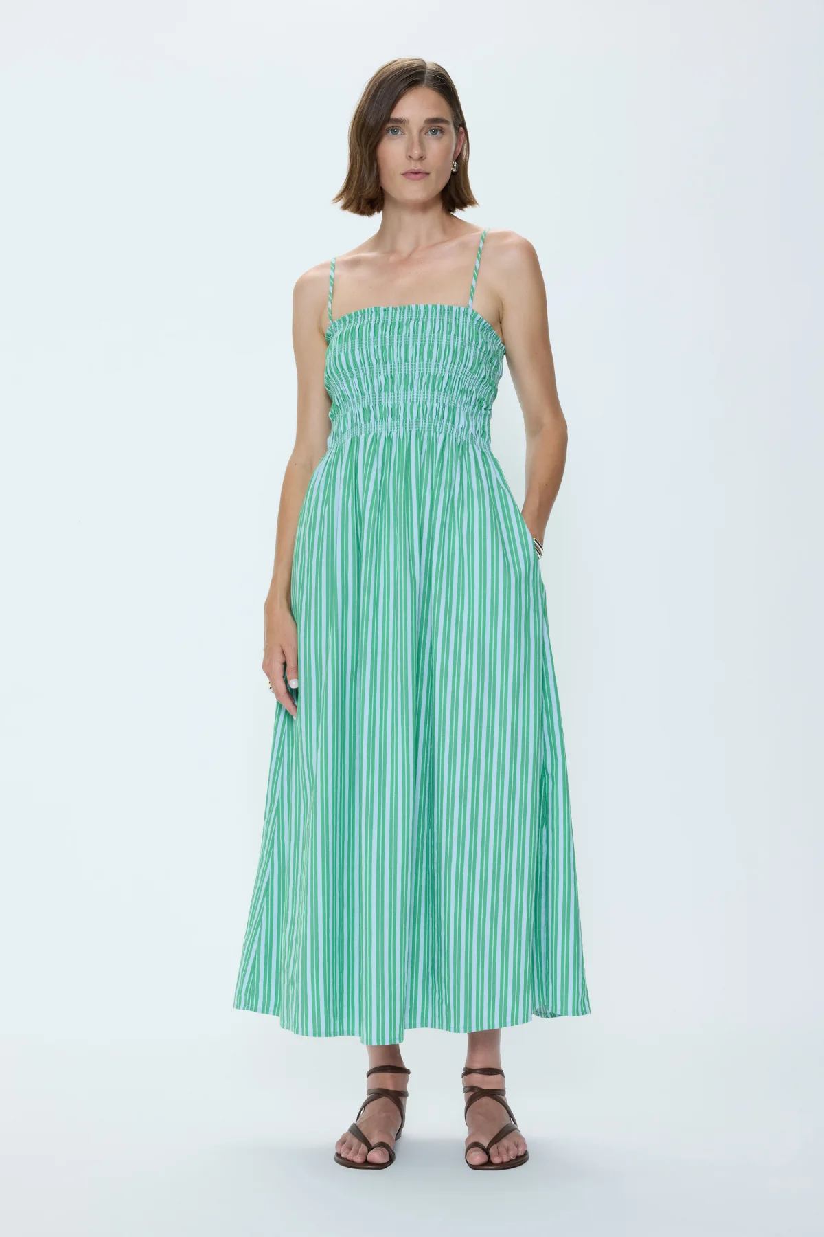 Bianca Shirred Bodice Dress