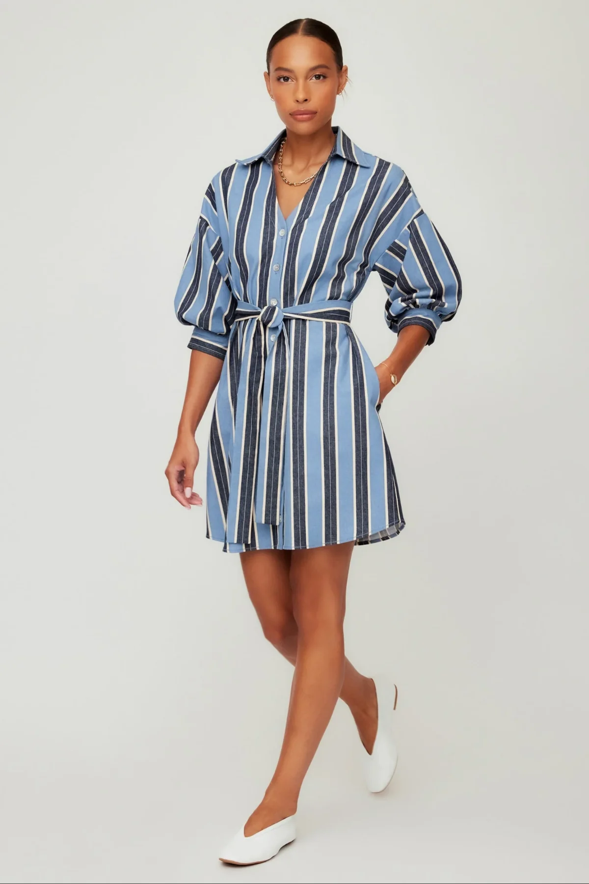 Blaire Lantern Sleeve Dress