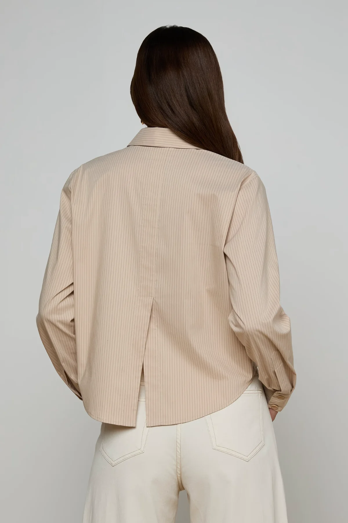 Cosette Crop Hi Low Shirt - Image 3