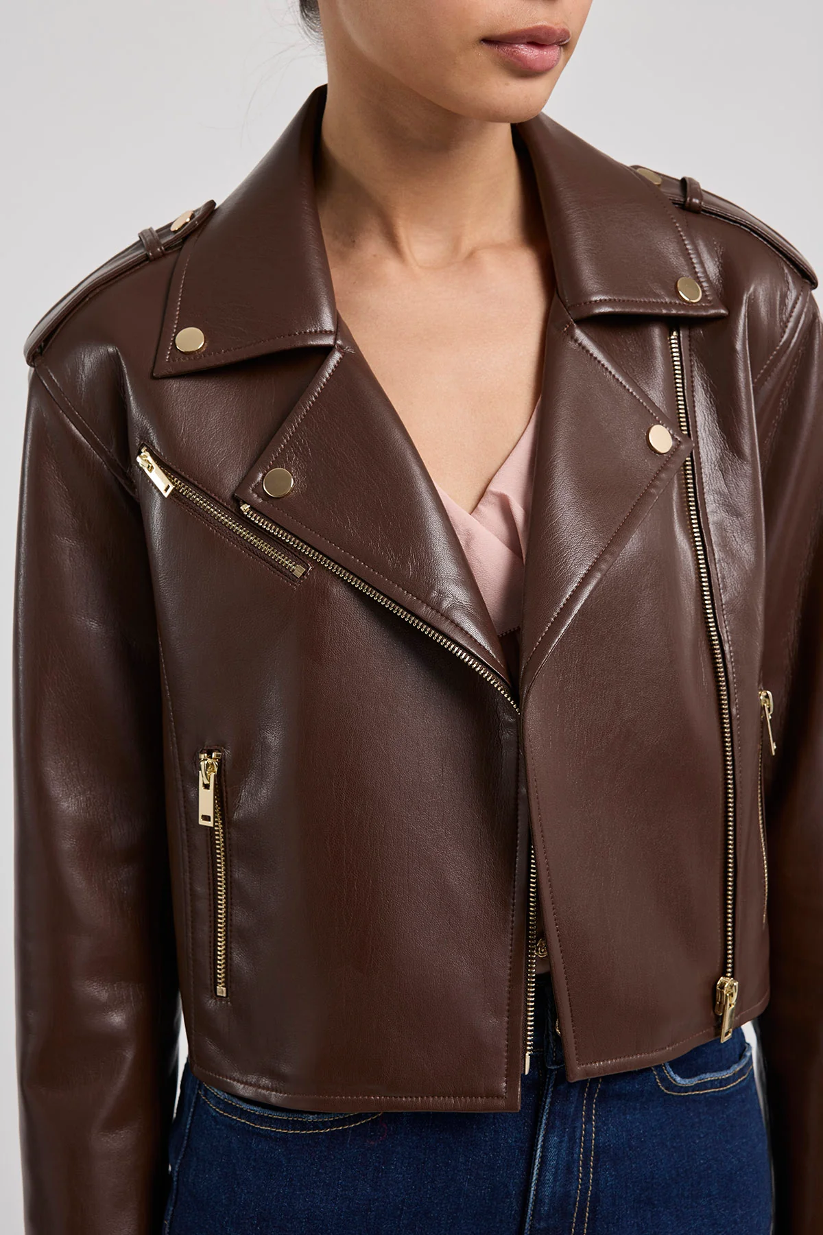 Cosita Vegan Leather Jacket - Image 3