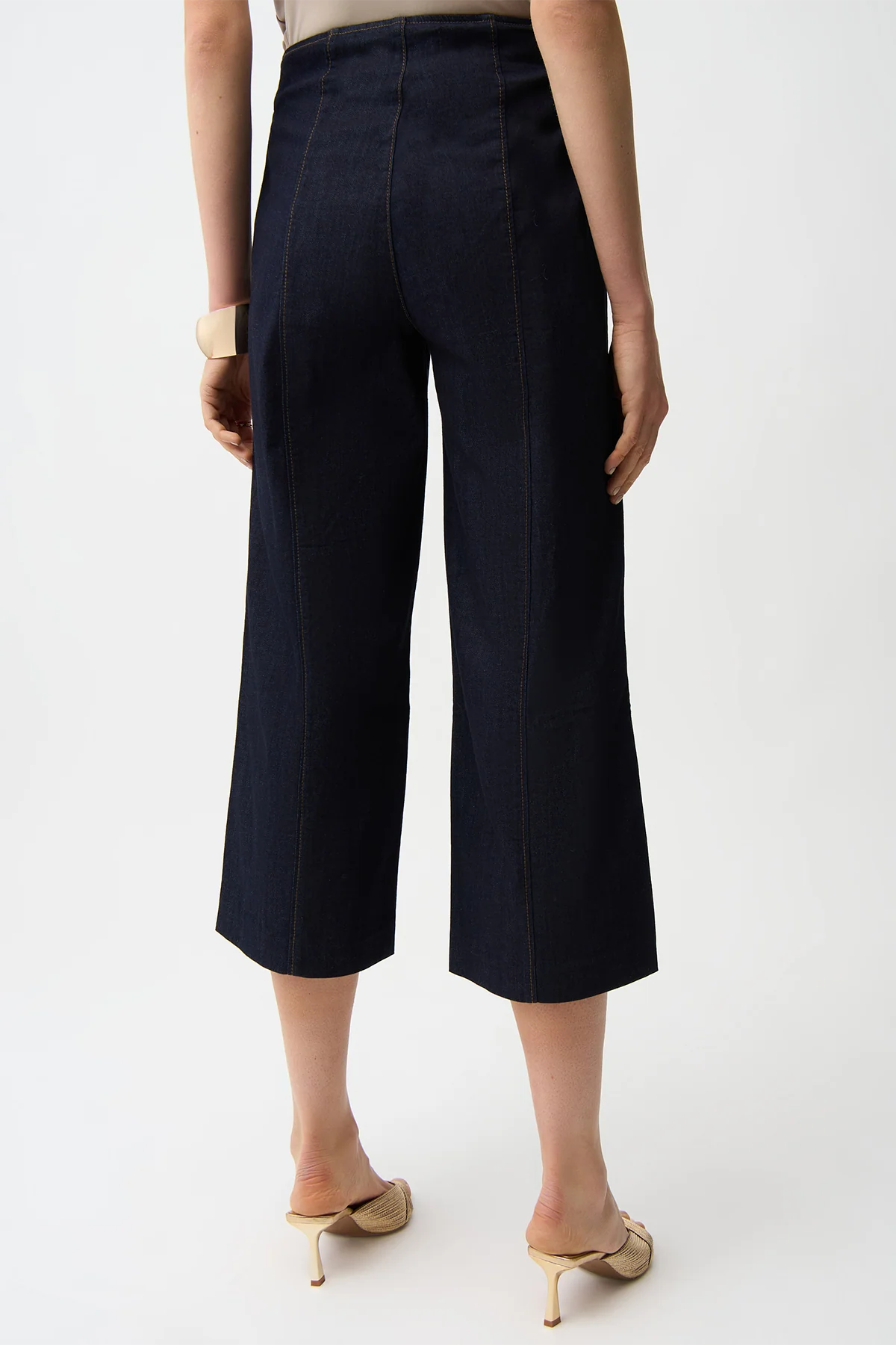 Culotte Jeans With Exposed Side Zipper - Image 5