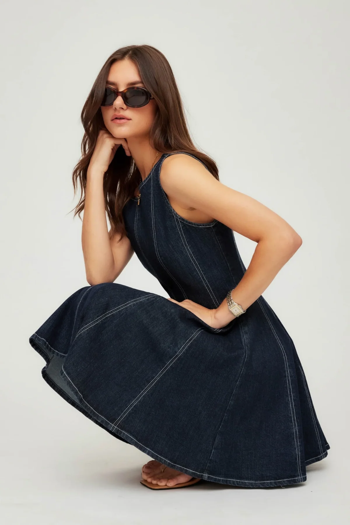 Darla Denim Dress - Image 3