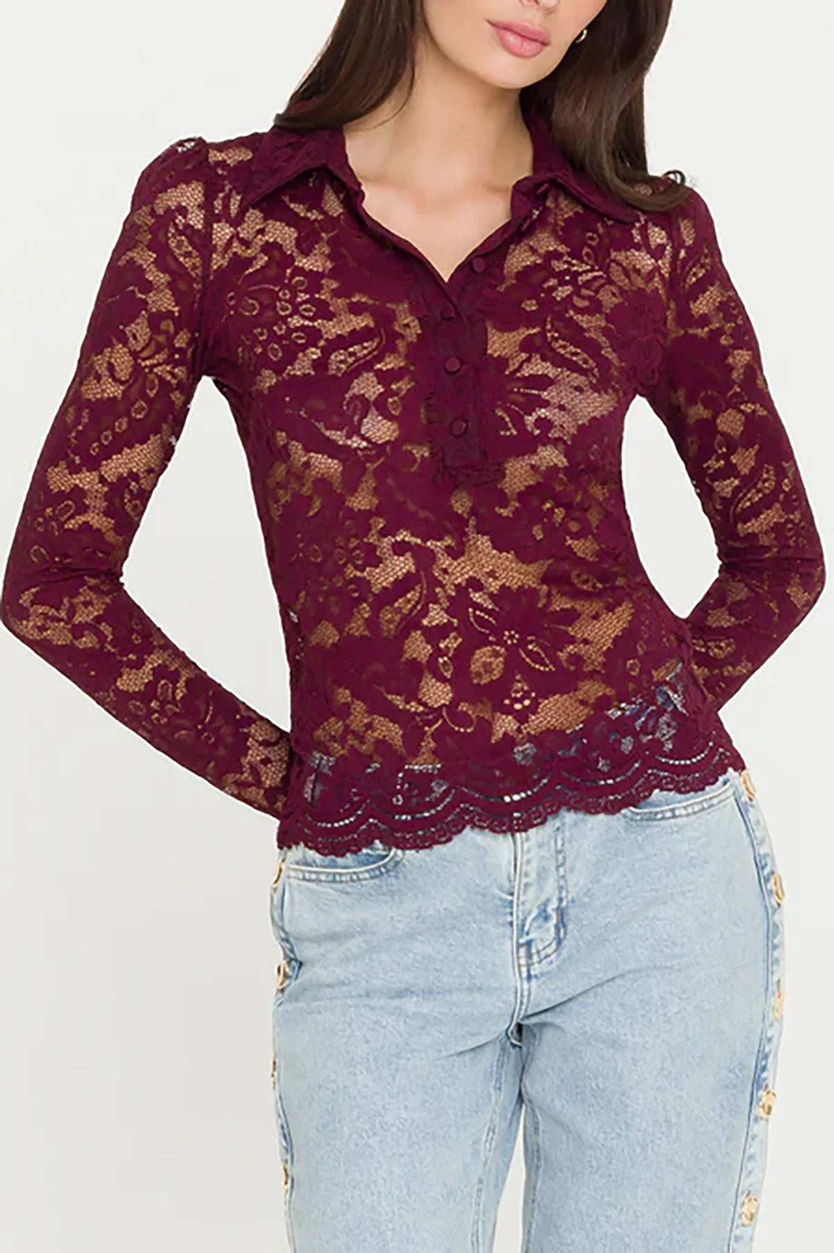 Dominique Lace Top