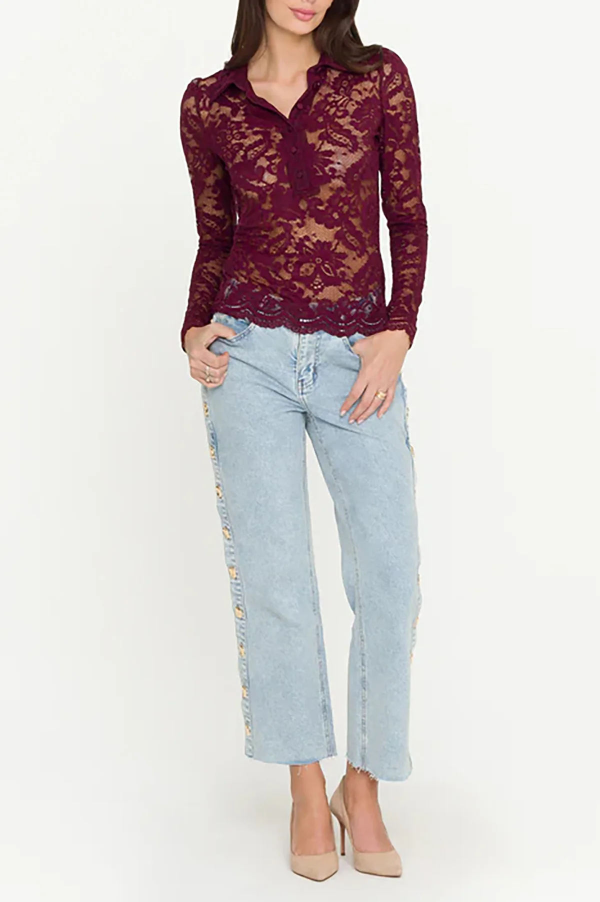 Dominique Lace Top - Image 3