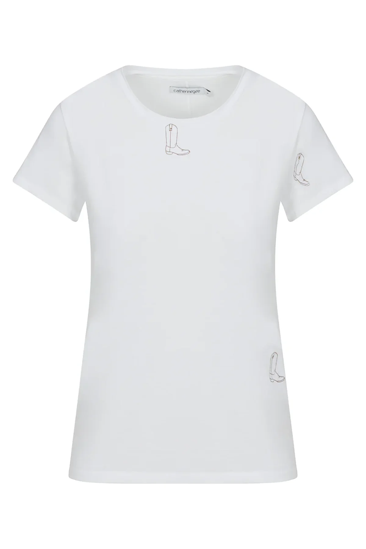Embroidered Cotton T-Shirt