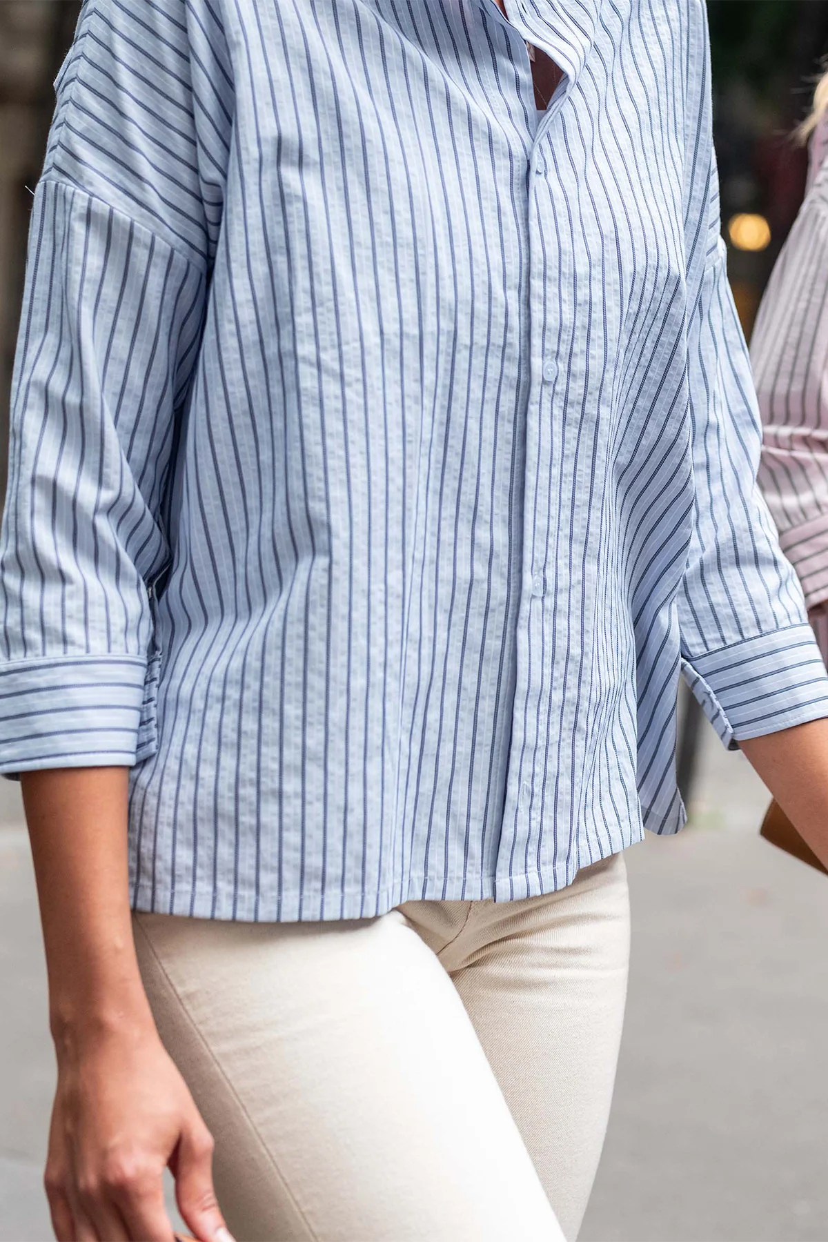 Emerson Button Up Collar Top - Image 3