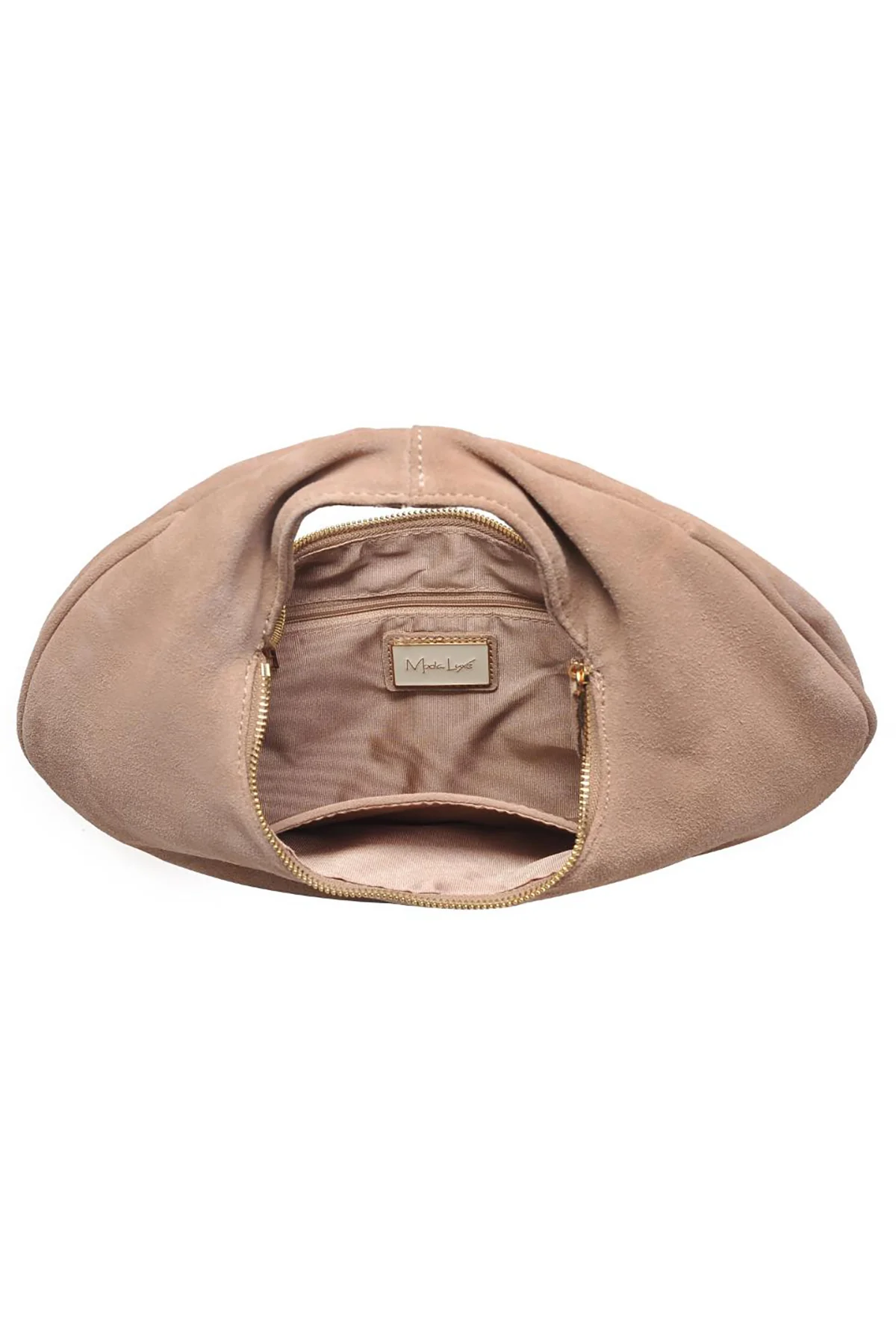 Farrah Genuine Suede Leather Hobo - Image 5