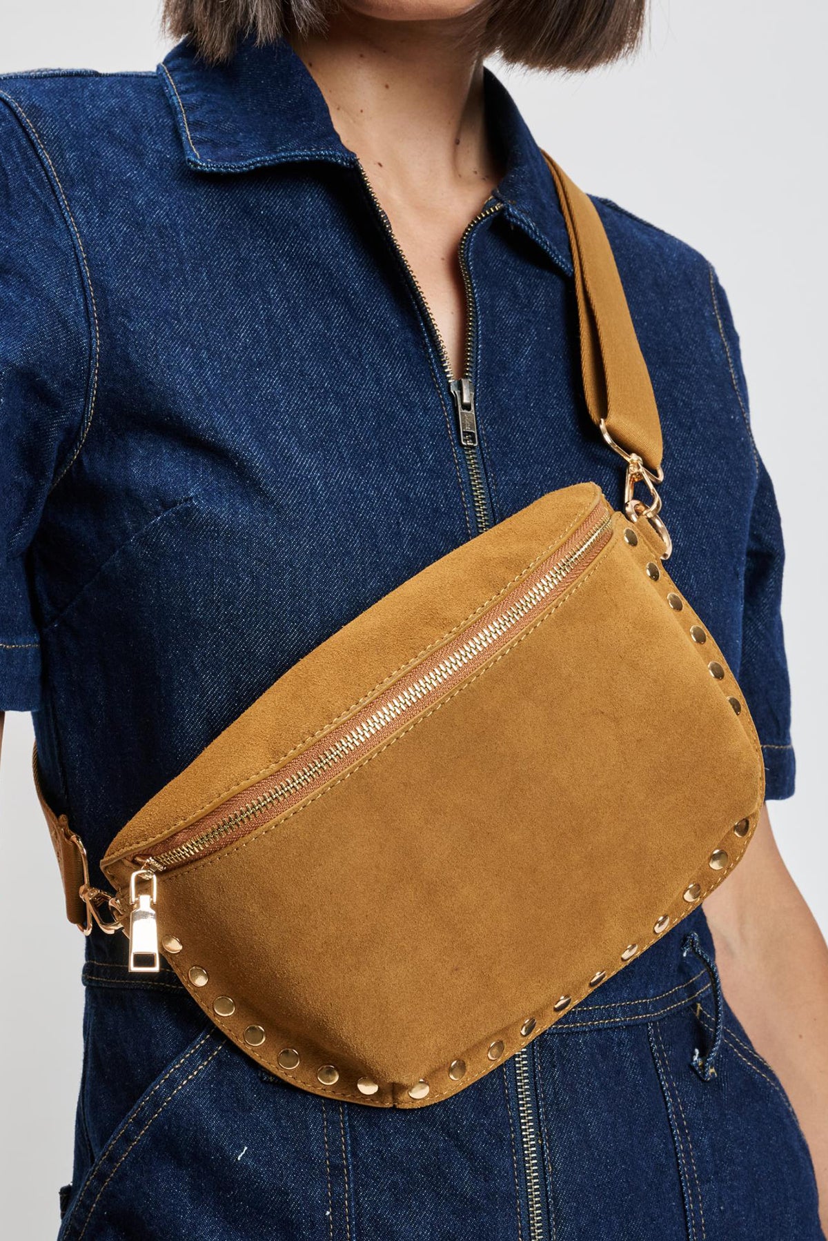Gizelle Suede Belt Bag - Image 2