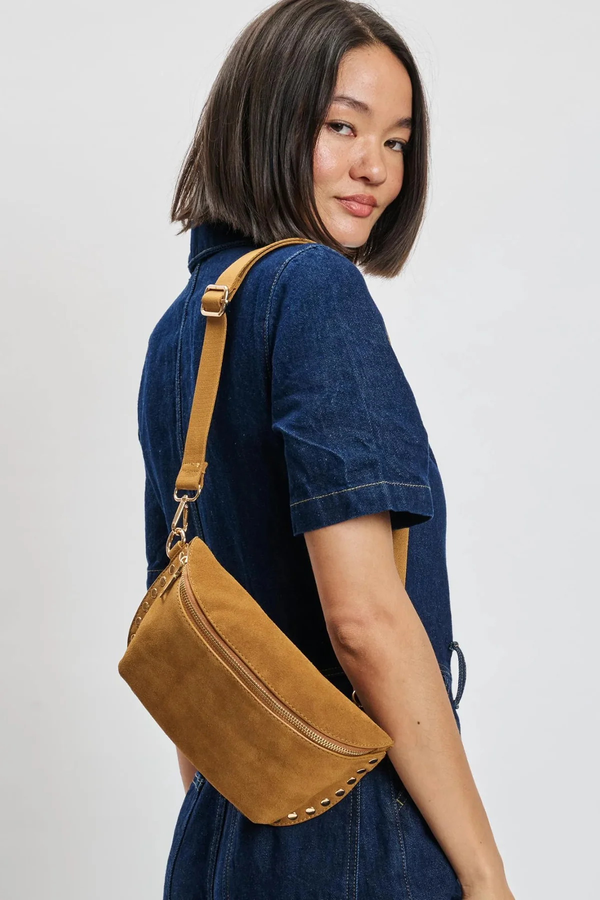Gizelle Suede Belt Bag - Image 4