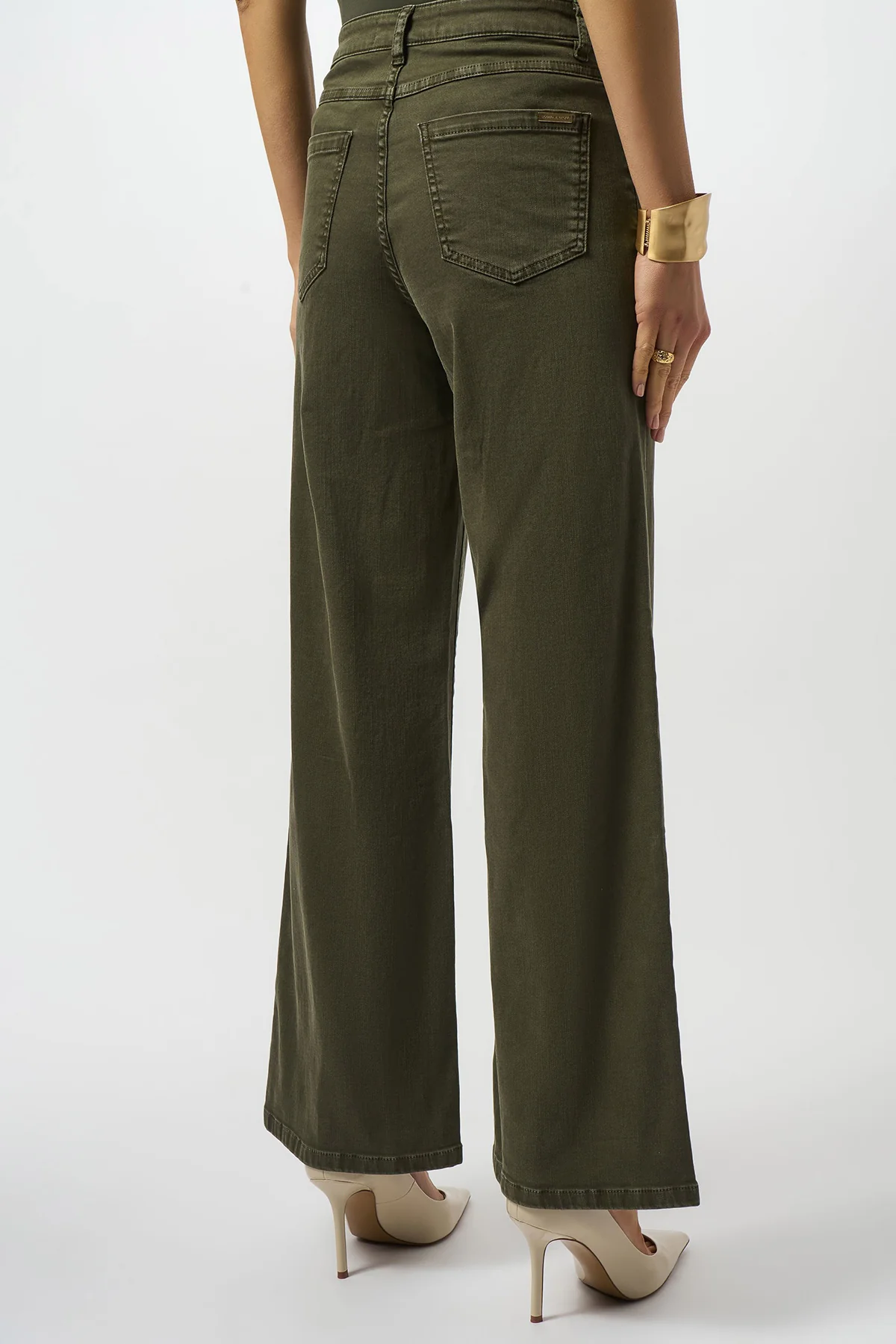 Goldie Classic Wide-Leg Stretch Denim Jeans - Image 3