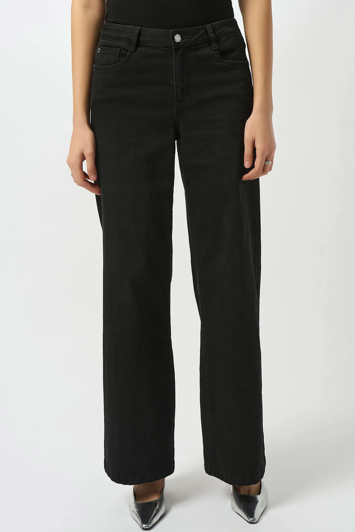 Goldie Classic Wide-Leg Stretch Jeans