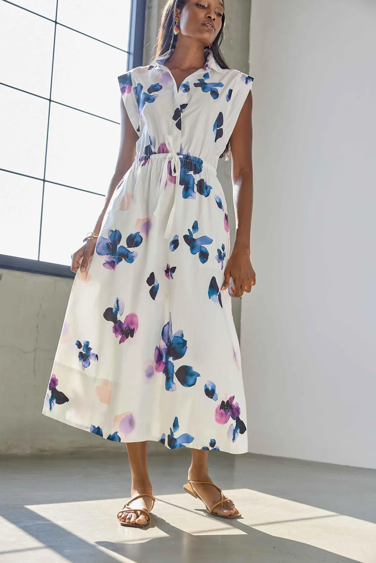 Gusset Sleeve Maxi Dress - Image 3