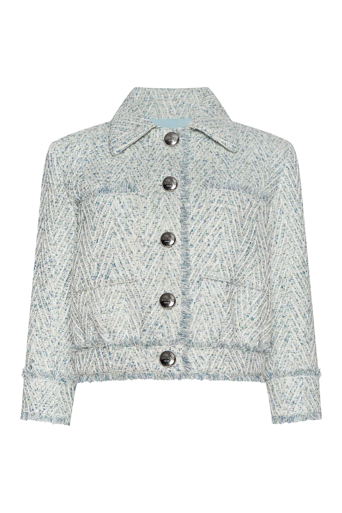 Jia Crop 3/4 Slv Fringe Jacket - Image 5