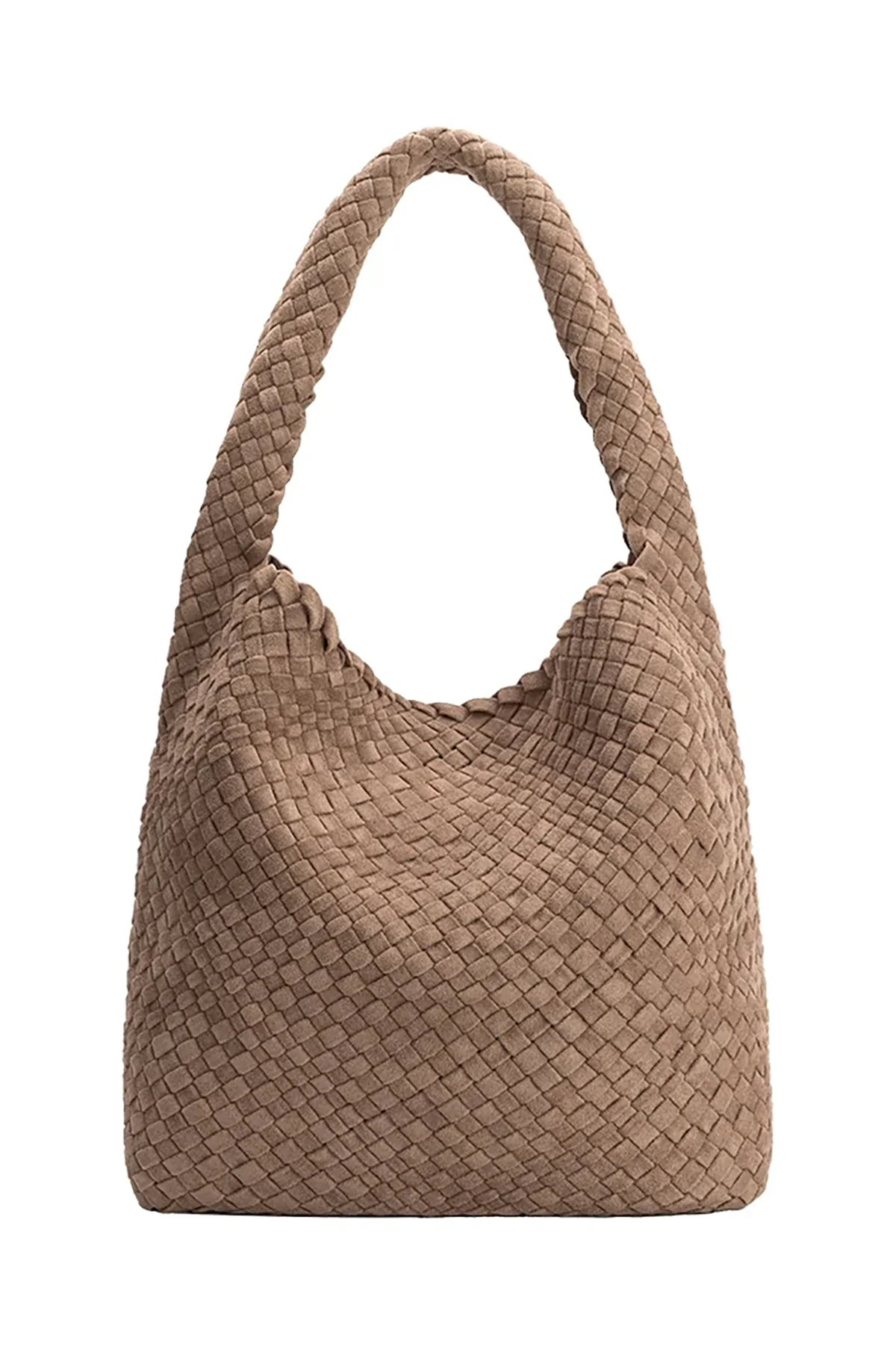Johanna Clay Suede Recycled Vegan Shoulder Bag
