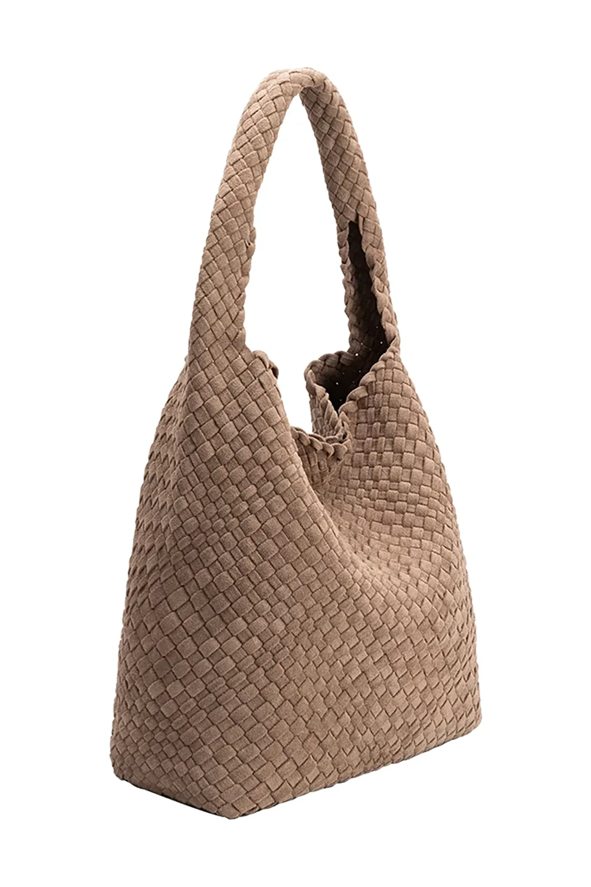 Johanna Clay Suede Recycled Vegan Shoulder Bag - Image 2