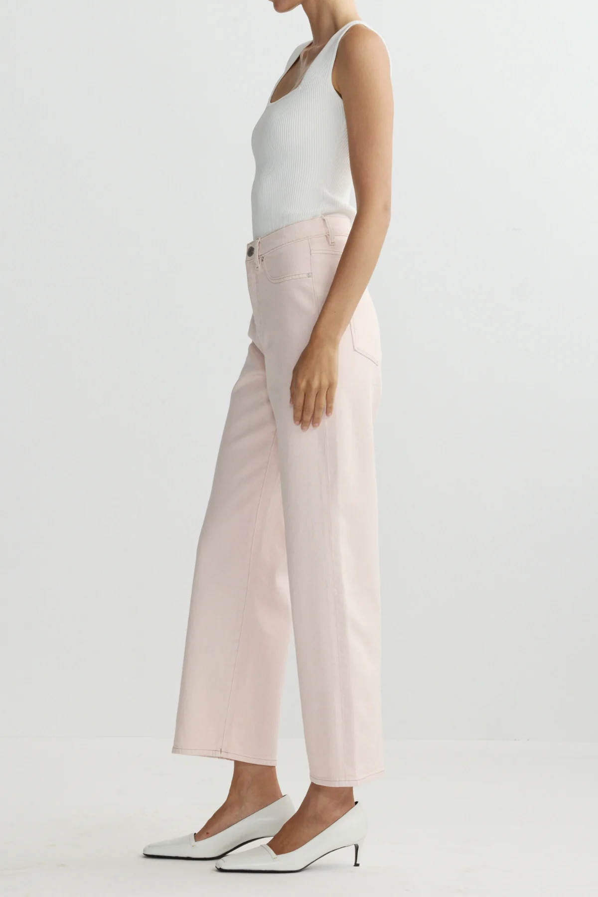 Karmine Refined Wide Leg: High Rise 28' - Image 2