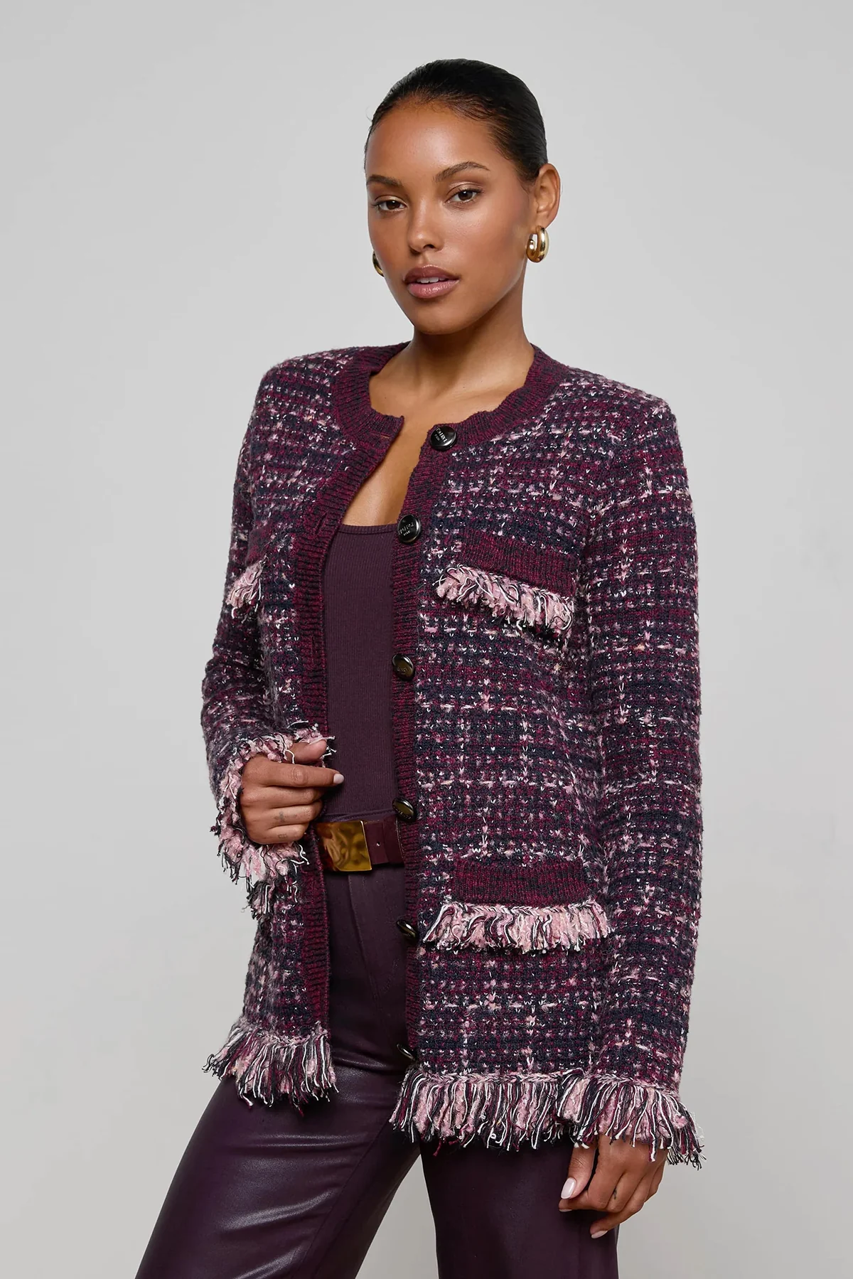 Kastoria Fringe Trm Cardi - Image 3