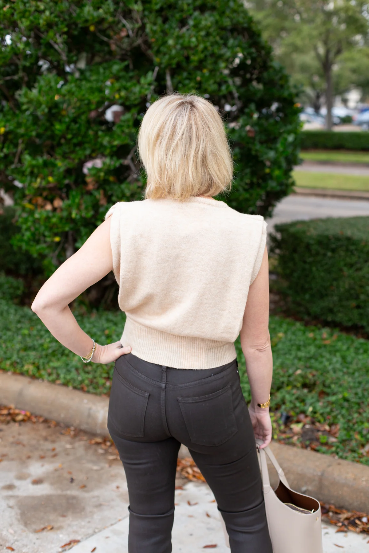 Knit Muscle Sweater Vest Top - Image 4