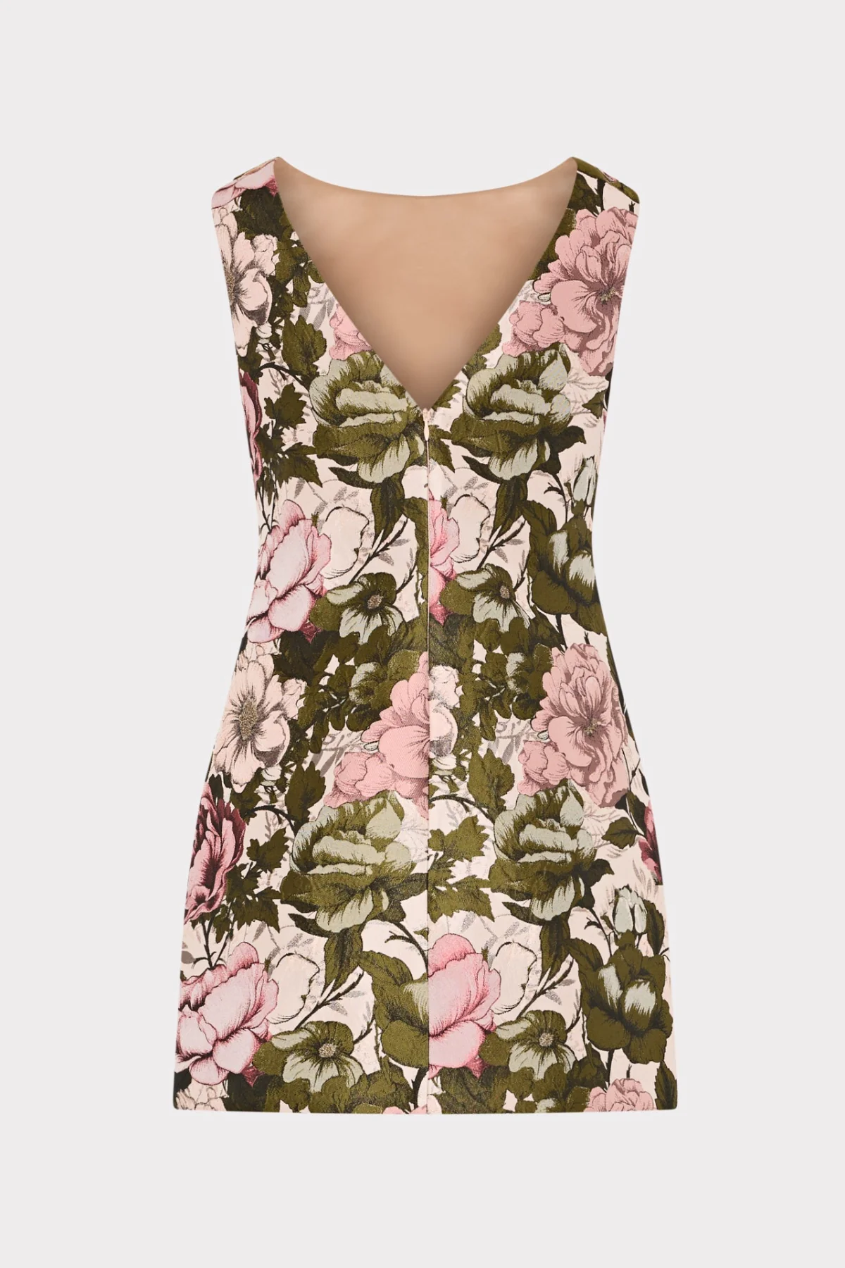 Lane Floral Jacquard Mini Dress - Image 2