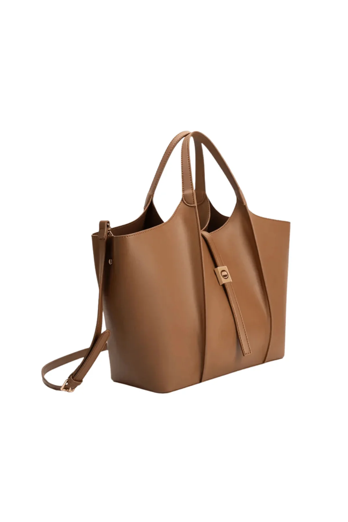 Malia Mocha Recycled Vegan Tote Bag - Image 2