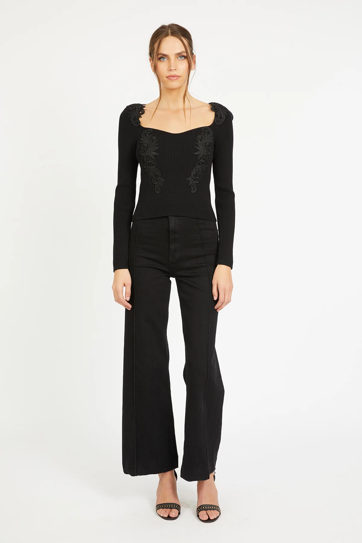 Mallory Top in Black - Image 4