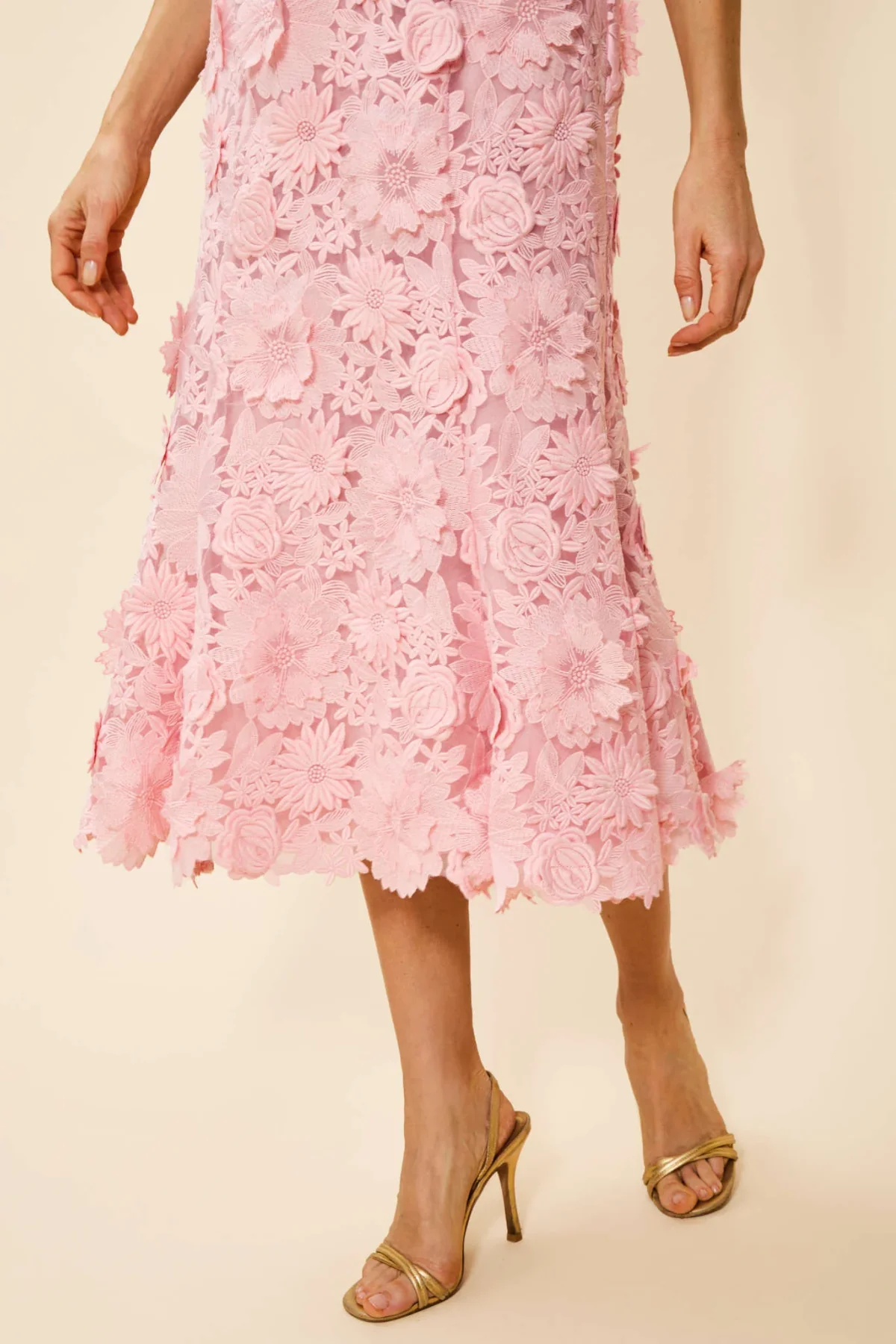 Manila Lace Midi Dress - Image 5