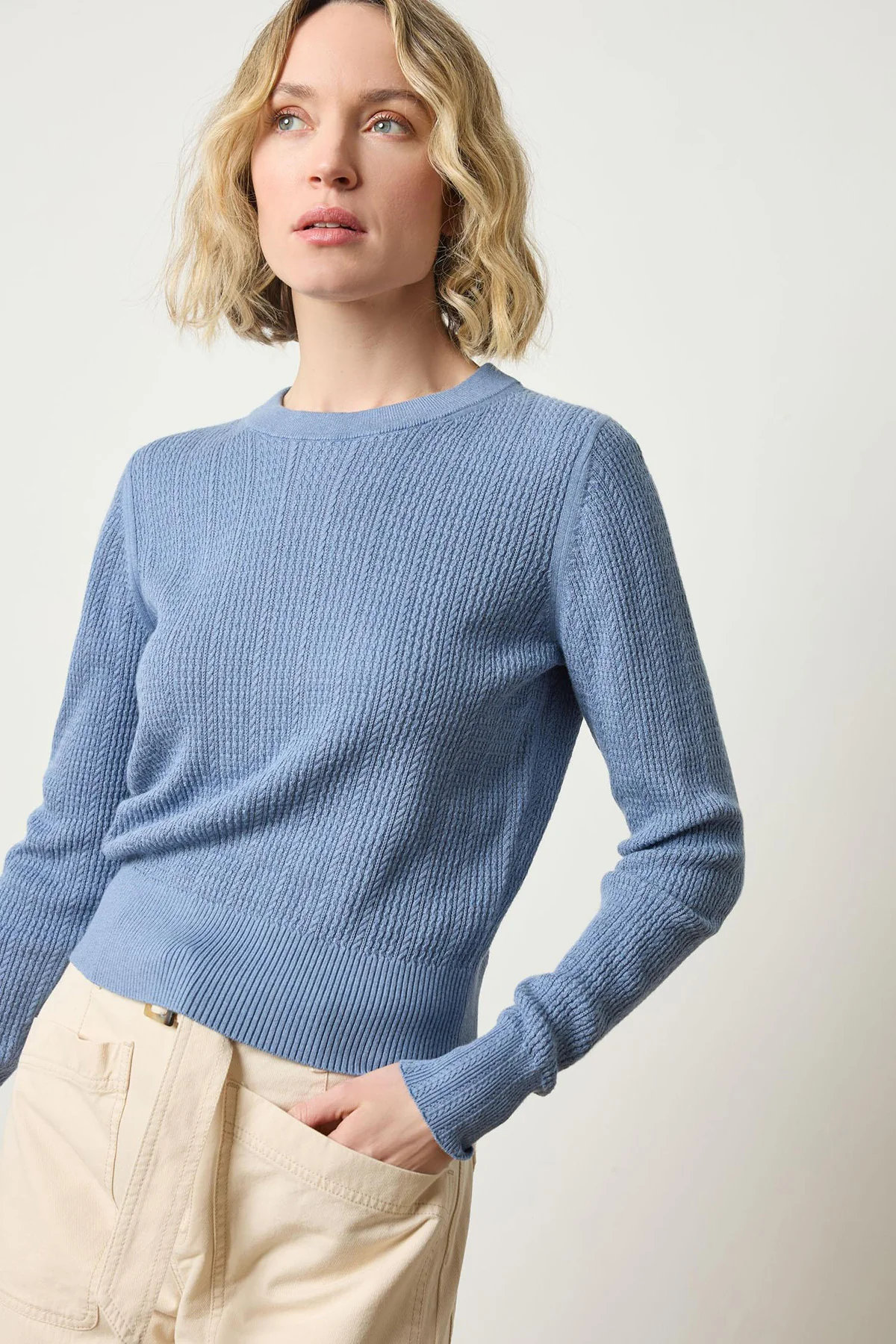 Multi Stitch Pullover Sweater - Image 3