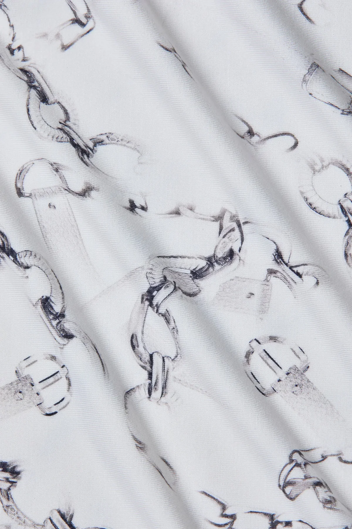 Ressi Short Sleeve Crew Faded Chain - Image 5