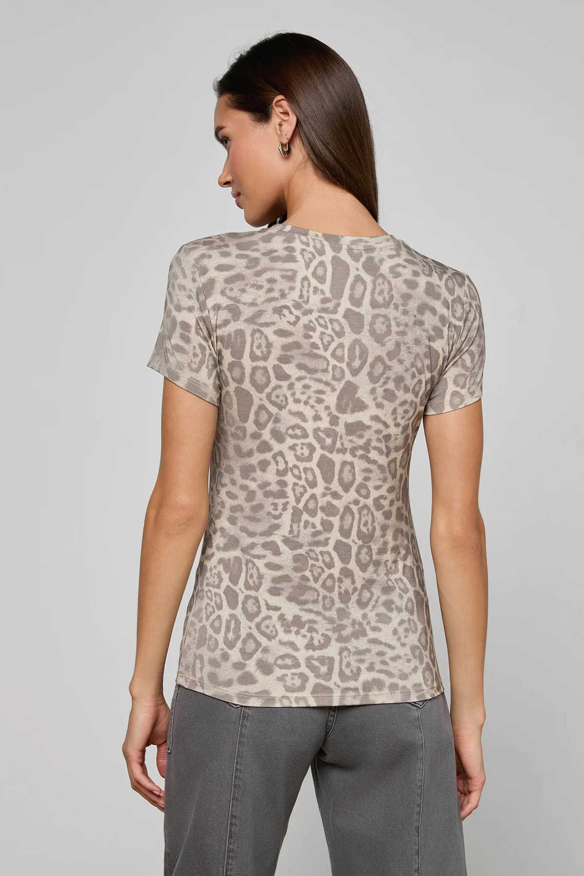 Ressi Short Sleeve Crew Patch Leopard - Image 4