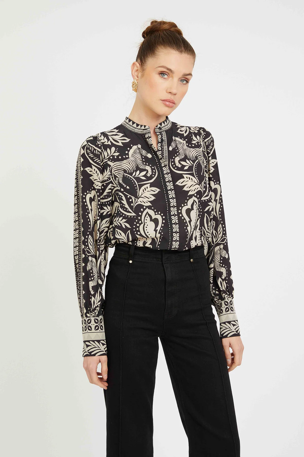 Riley Top in Zebra Fern - Image 5