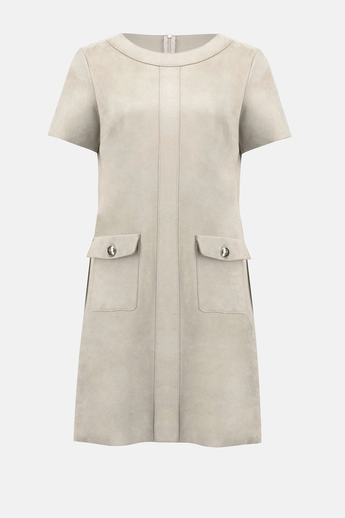 Scuba Suede Shift Dress - Image 4