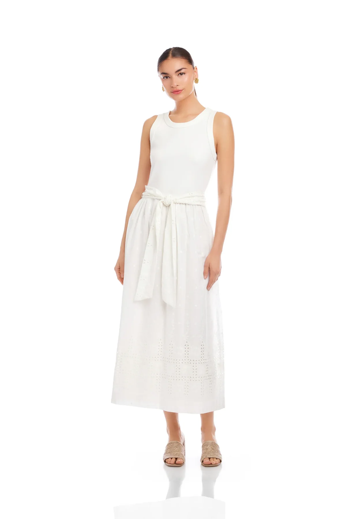 Seline Contrast Midi Dress - Image 2