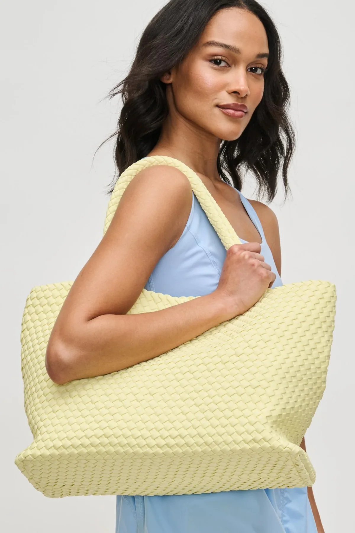Sky's the Limit Large Woven Neoprene Tote