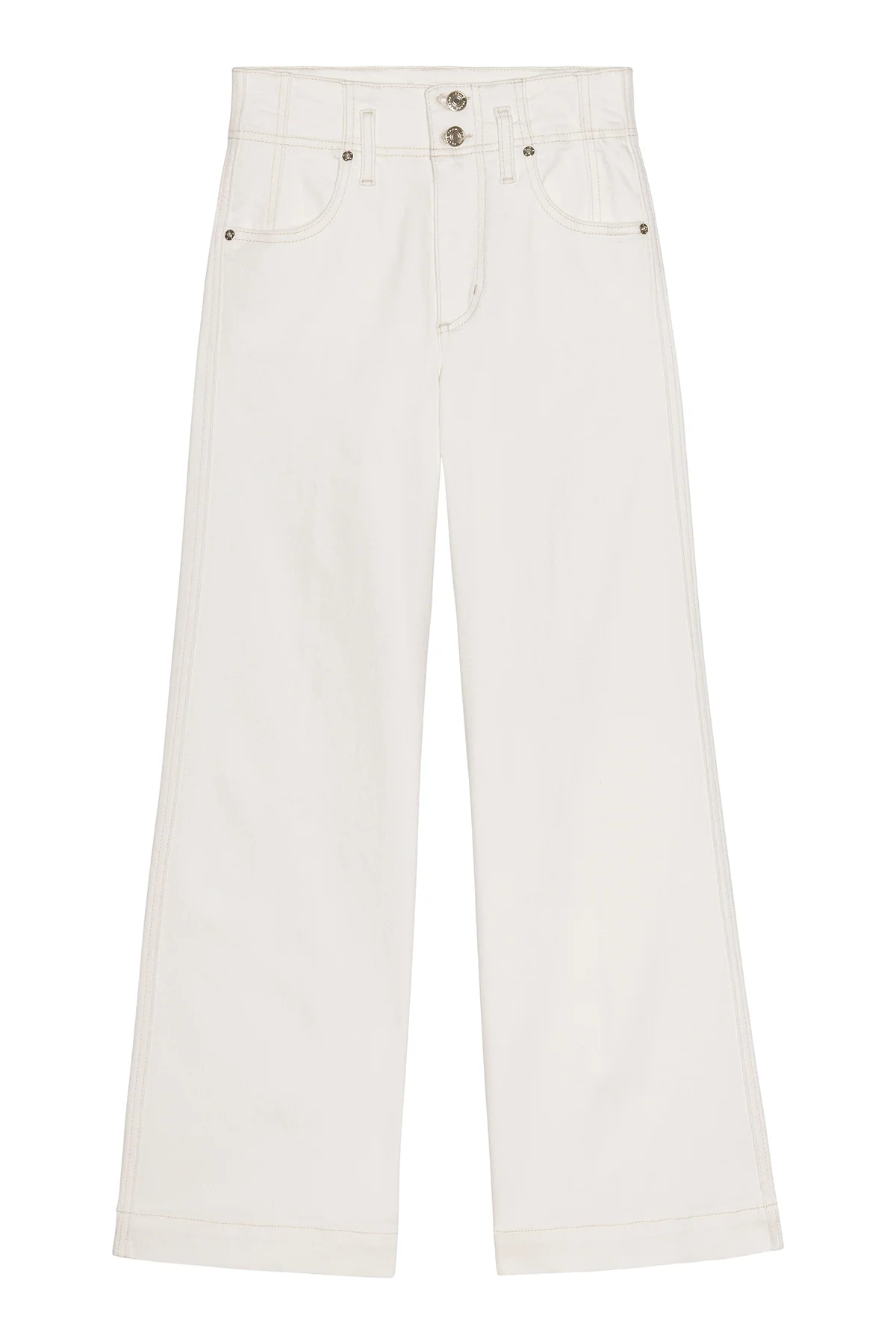 The Seamed Wide Trouser Crop