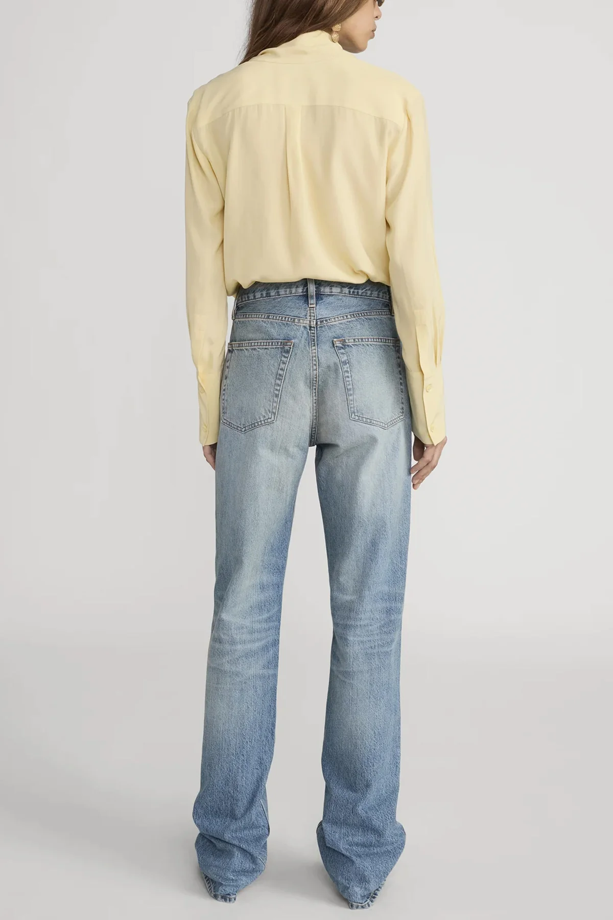 The Silk Modern Tie Blouse - Image 4